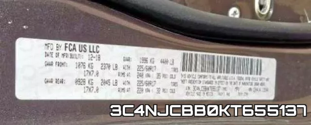 3C4NJCBB0KT655137 фото 2