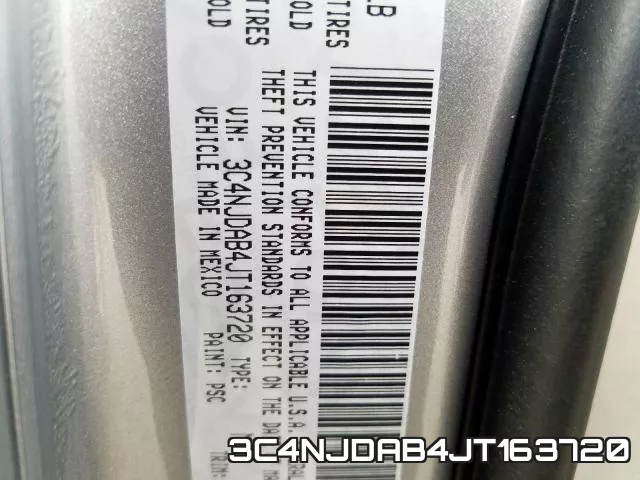 3C4NJDAB4JT163720 фото 2
