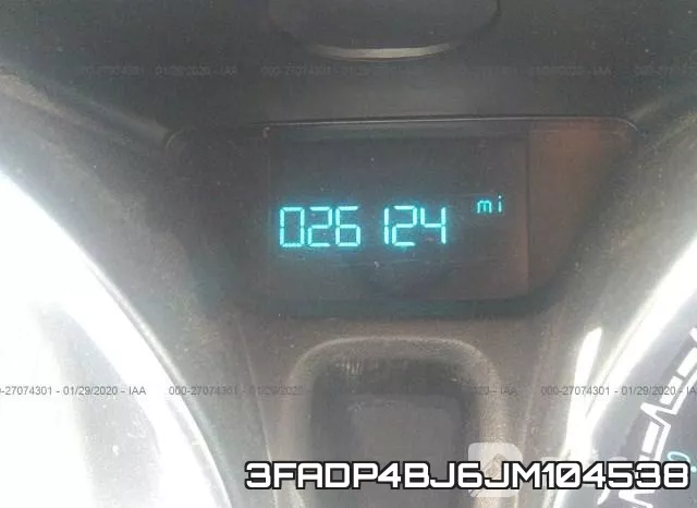 3FADP4BJ6JM104538 фото 4