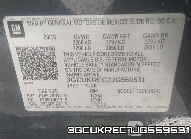 3GCUKREC7JG559531 фото 7