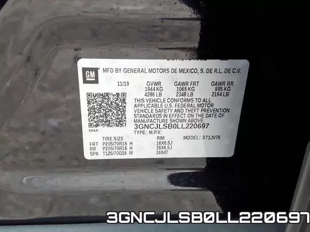 3GNCJLSB0LL220697 фото 2