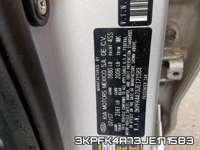 3KPFK4A73JE171583 фото 2