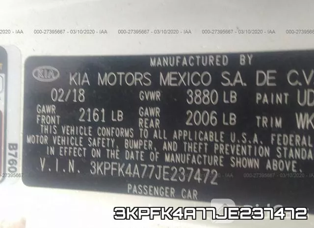3KPFK4A77JE237472 фото 6