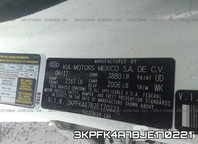 3KPFK4A78JE170221 фото 9