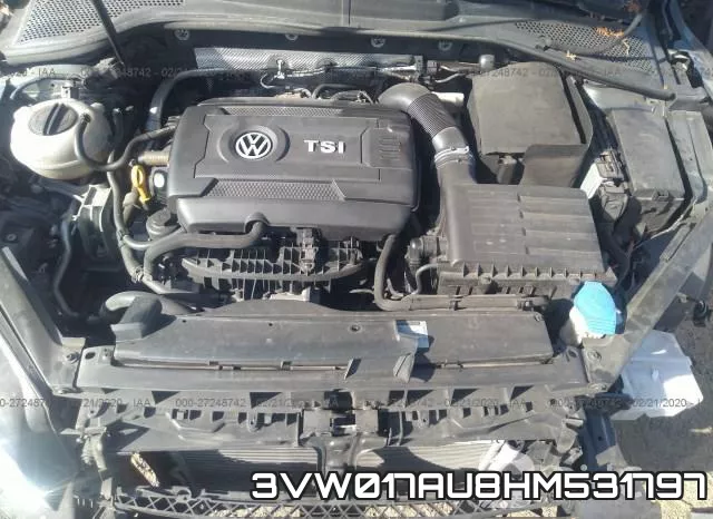 3VW017AU8HM531797 фото 2