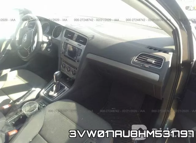 3VW017AU8HM531797 фото 4