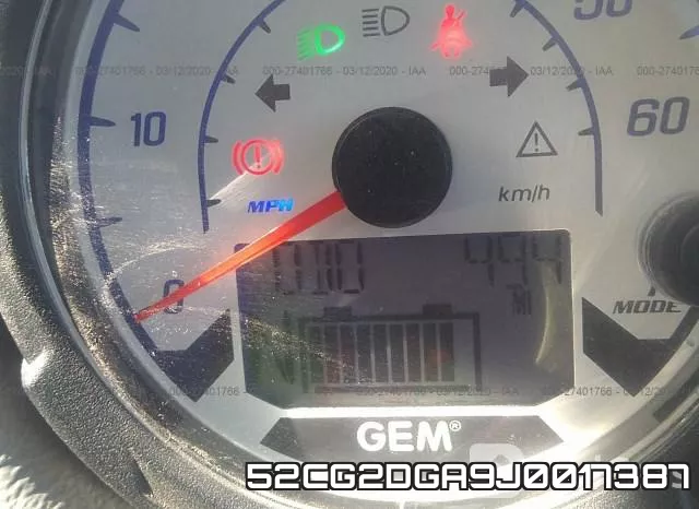 52CG2DGA9J0017387 фото 4