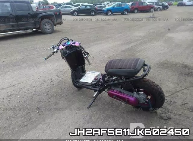 JH2AF5811JK602450 фото 2