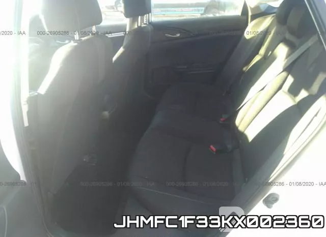JHMFC1F33KX002360 фото 8