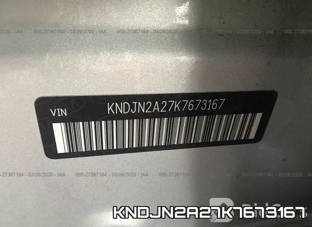 KNDJN2A27K7673167 фото 6