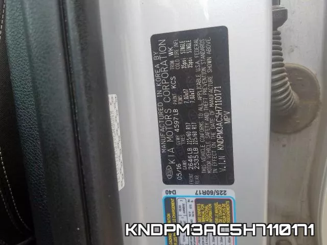 KNDPM3AC5H7110171 фото 2