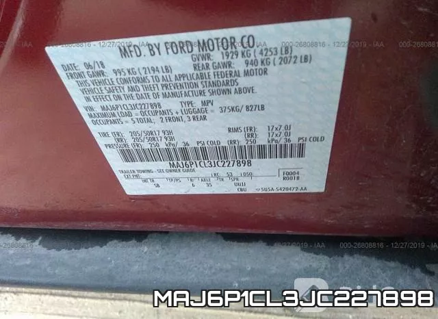 MAJ6P1CL3JC227898 фото 6