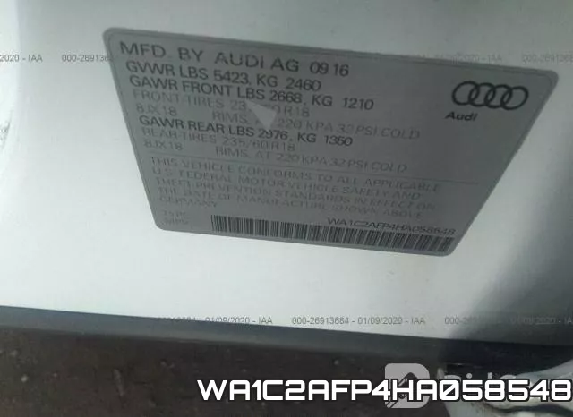 WA1C2AFP4HA058548 фото 8