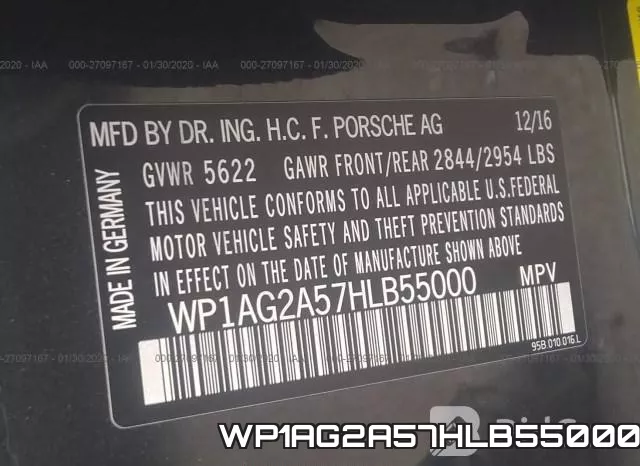 WP1AG2A57HLB55000 фото 4