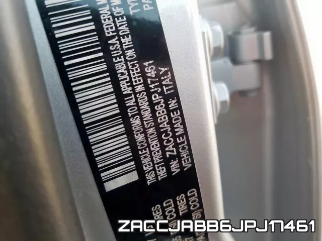 ZACCJABB6JPJ17461 фото 2