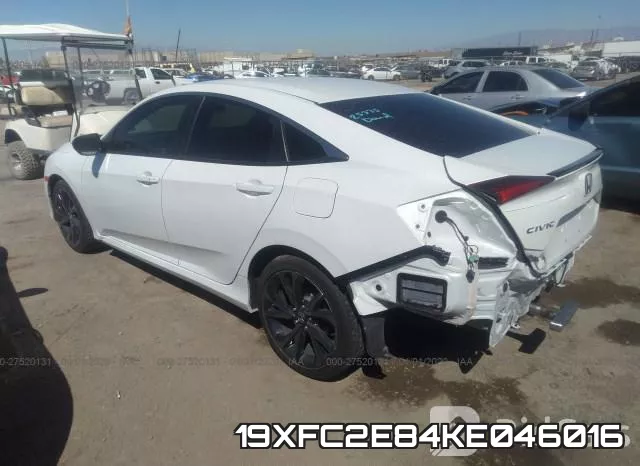 19XFC2E84KE046016 фото 3