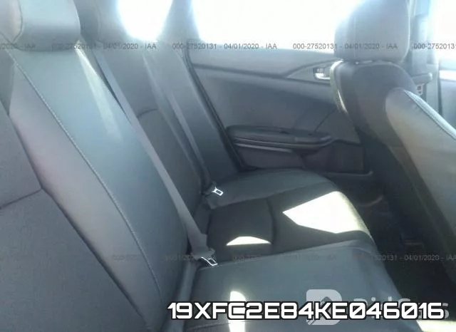 19XFC2E84KE046016 фото 7