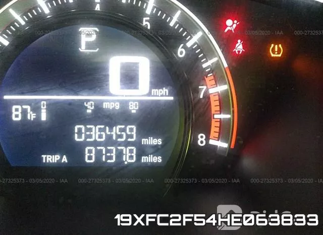 19XFC2F54HE063833 фото 6
