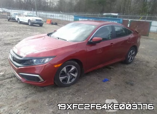 19XFC2F64KE003776 фото 2