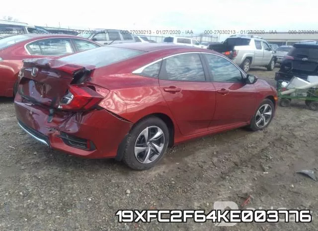 19XFC2F64KE003776 фото 3