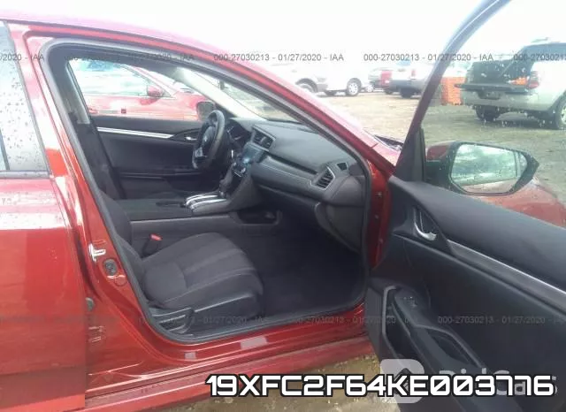 19XFC2F64KE003776 фото 4