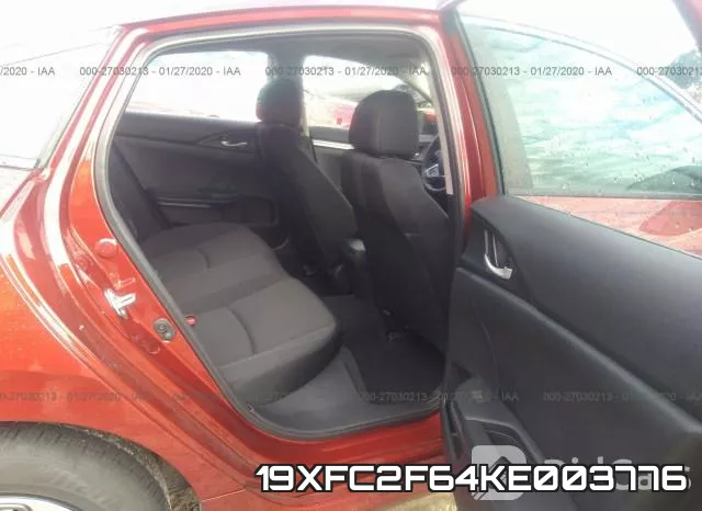 19XFC2F64KE003776 фото 7