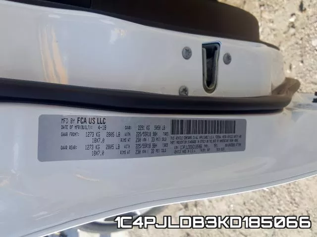 1C4PJLDB3KD185066 фото 2