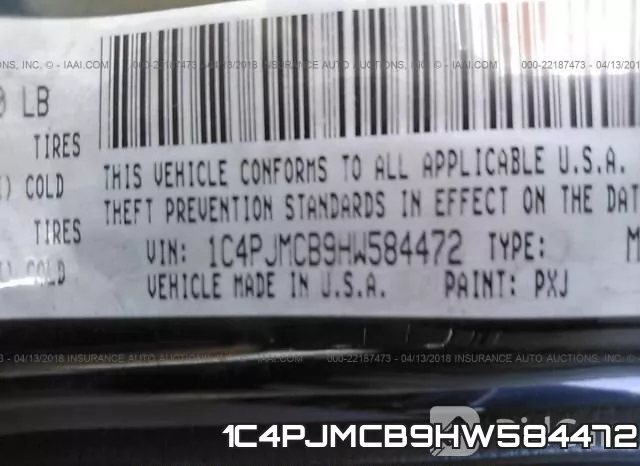 1C4PJMCB9HW584472 фото 6