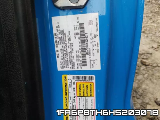 1FA6P8TH6H5203078 фото 2