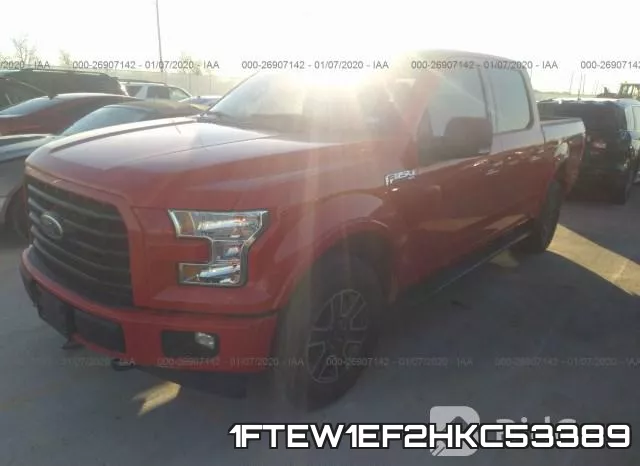 1FTEW1EF2HKC53389 фото 2