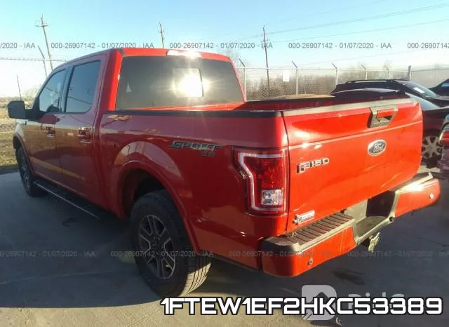 1FTEW1EF2HKC53389 фото 3