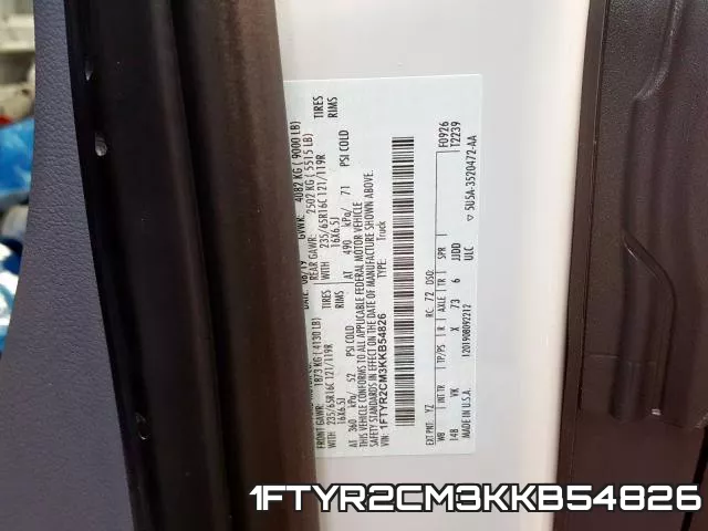 1FTYR2CM3KKB54826 фото 2