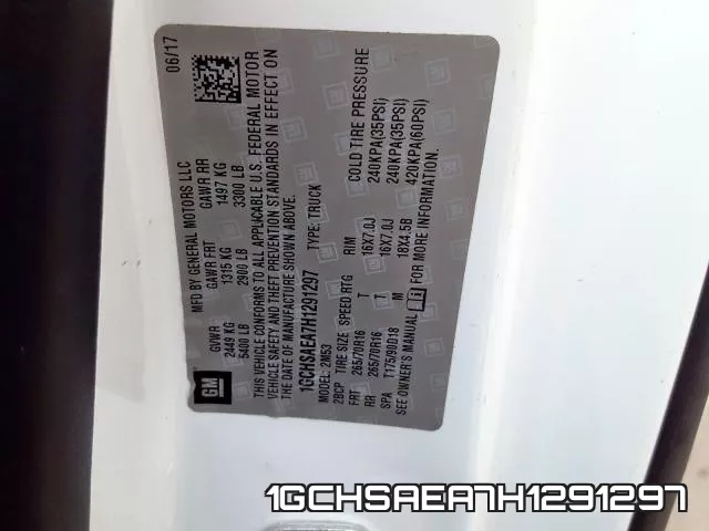 1GCHSAEA7H1291297 фото 2