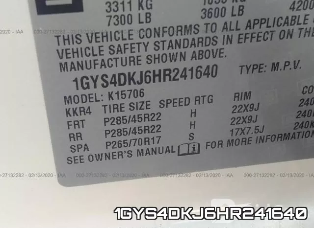 1GYS4DKJ6HR241640 фото 4