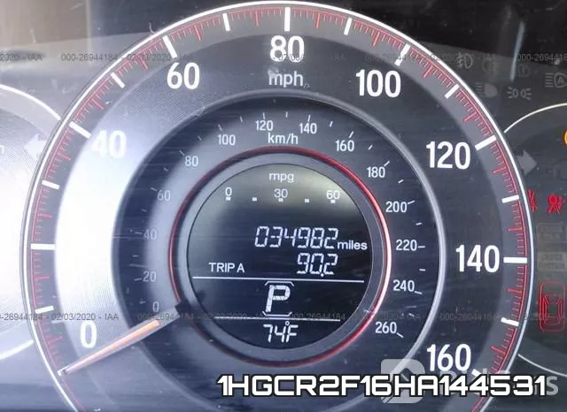 1HGCR2F16HA144531 фото 6
