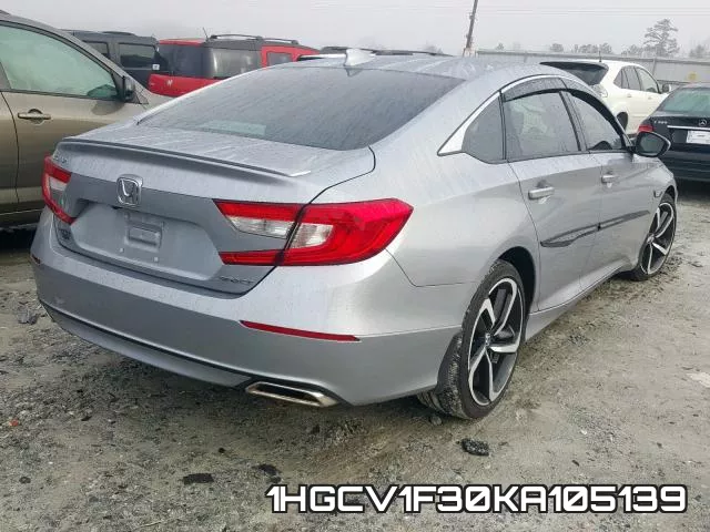 1HGCV1F30KA105139 фото 4