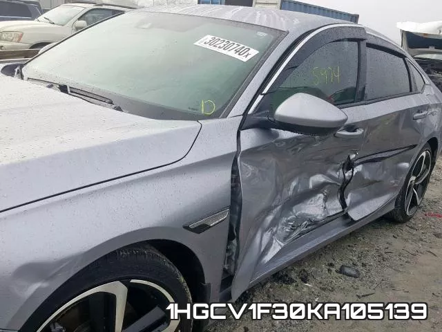 1HGCV1F30KA105139 фото 7