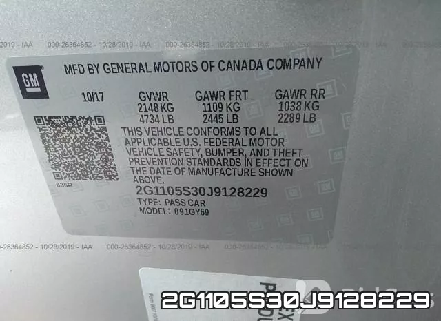 2G1105S30J9128229 фото 8