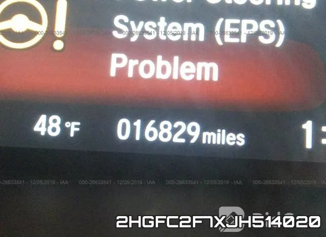 2HGFC2F7XJH514020 фото 6
