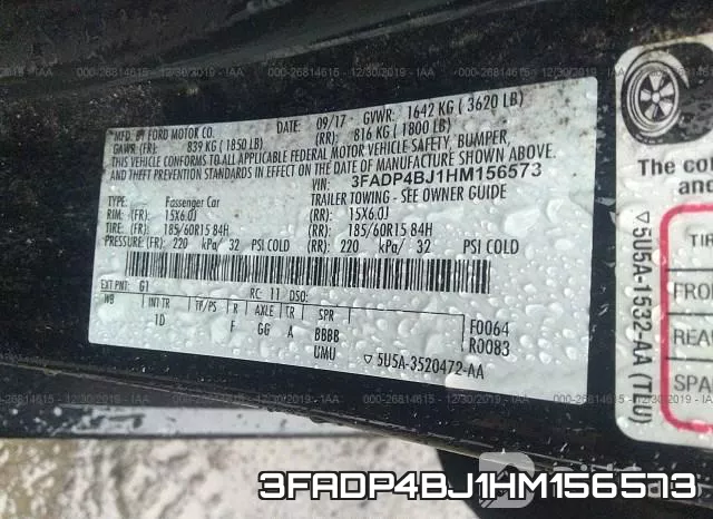 3FADP4BJ1HM156573 фото 8