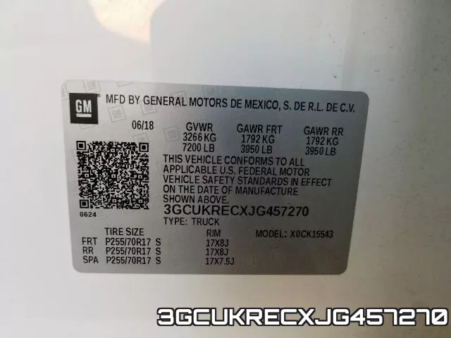 3GCUKRECXJG457270 фото 2