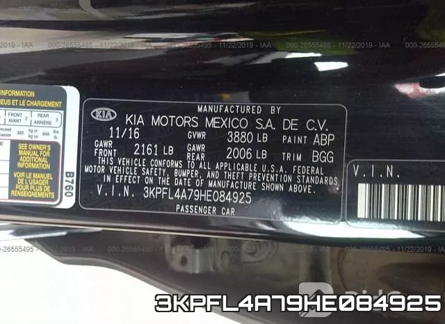 3KPFL4A79HE084925 фото 9