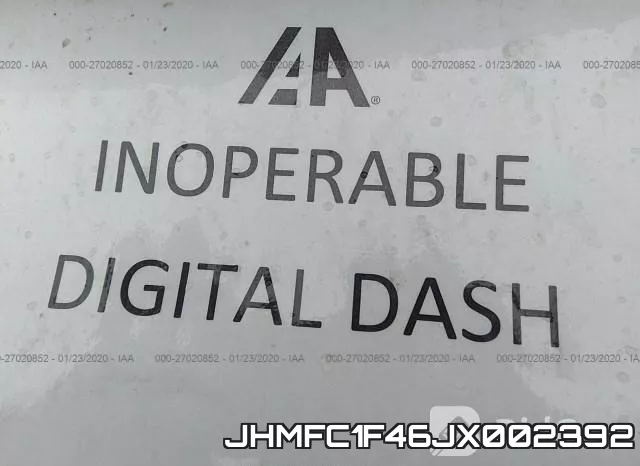 JHMFC1F46JX002392 фото 4