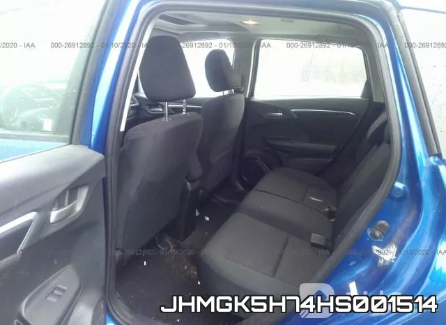 JHMGK5H74HS001514 фото 5