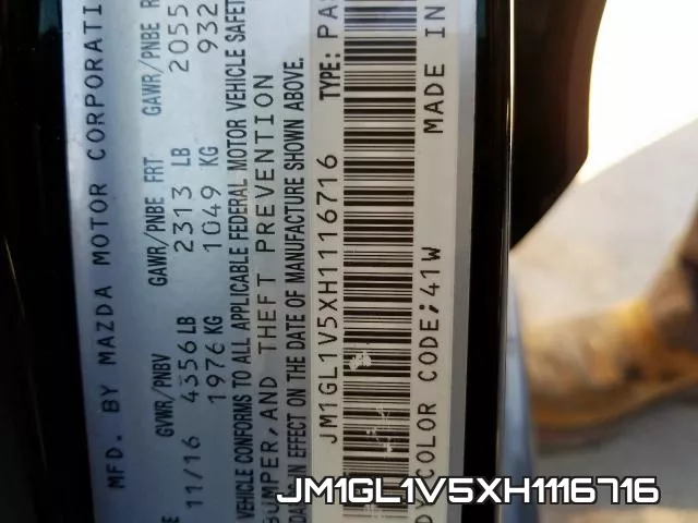 JM1GL1V5XH1116716 фото 2