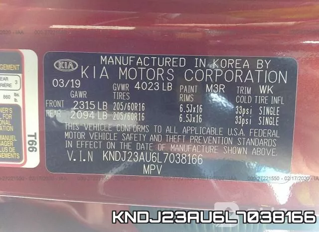 KNDJ23AU6L7038166 фото 8