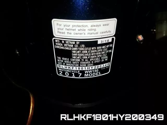 RLHKF1801HY200349 фото 2