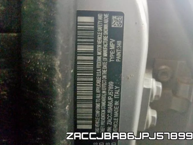 ZACCJBAB6JPJ57899 фото 2