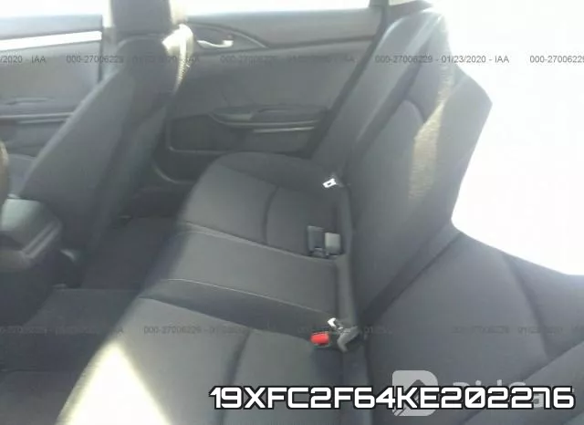 19XFC2F64KE202276 фото 6