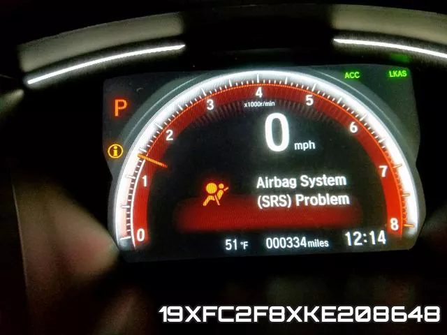 19XFC2F8XKE208648 фото 5